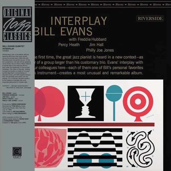 BILL EVANS INTERPLAY  LP 180GM AUDIOPHILE MINT — 第 1/1 张图片
