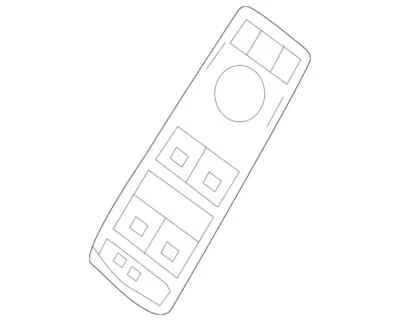 Interruptor de janela esquerda OEM 2129054107649107 Mercedes Benz CLS63 AMG CLC550 2012-2022 - Imagem 1 de 3