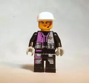 LEGO Alpha Team Radia Minifigure 6772 Female Black Lavender Silver Genuine - Picture 1 of 1