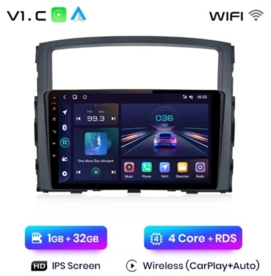 RADIO 2 DIN ANDROID PARA MITSUBISHI PAJERO 4 GPS WI-FI USB BLUETOOTH CARPLAY - Imagen 1 de 4