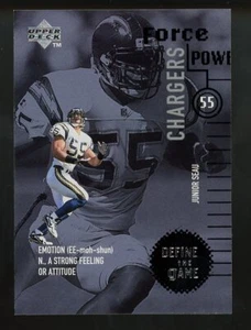 1998 Upper Deck #DG5 Junior Seau Define the Game - Picture 1 of 2