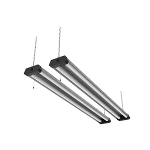 2-PACK 4' LED Shop Light Heavy Duty Linkable Fixture 5500lm Bright White Garage - Picture 1 of 9