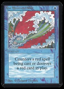 1993 MTG Magic the Gathering Card Alpha Blue Elemental Blast Raw NM Gaming Card - Picture 1 of 2