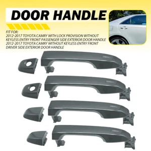 Exterior Door Handle Front Rear for Toyota Camry 2012-17 Left / Right Side Gray - Picture 1 of 27