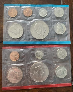 1973 US Mint Set Uncirculated coin set P & D With "S" Mint Penny~No Envelope - Picture 1 of 2
