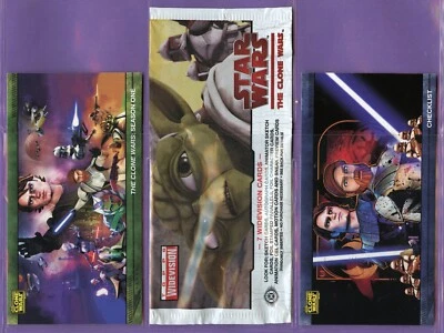 2009: Star Wars: The Clone Wars: Widevision: conjunto básico de 80 cartas - Imagem 1 de 2