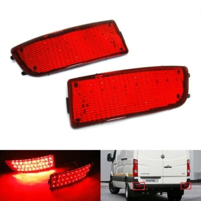 For 2007-18 MERCEDES SPRINTER W906 Red Lens Bumper Reflector LED Tail Stop Light - Image 1 of 4