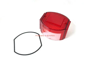 Taillight Lens for Vespa Ciao Bravo Grande CEV Style with Gasket - Picture 1 of 4