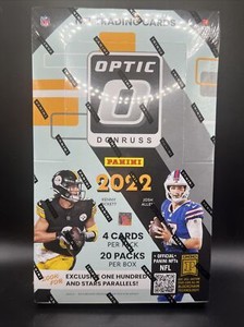 2022 PANINI DONRUSS OPTIC FOOTBALL RETAIL 20-PACK BOX
