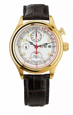 CRONÓGRAFO BALL TRAINMASTER DOCTOR ORO AMARILLO 18K EDICIÓN LIMITADA Foto 1 de 4