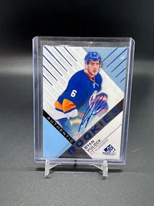 2016-17 SP Game Used Autographs Blue #178 Ryan Pulock F Rookie - Picture 1 of 2