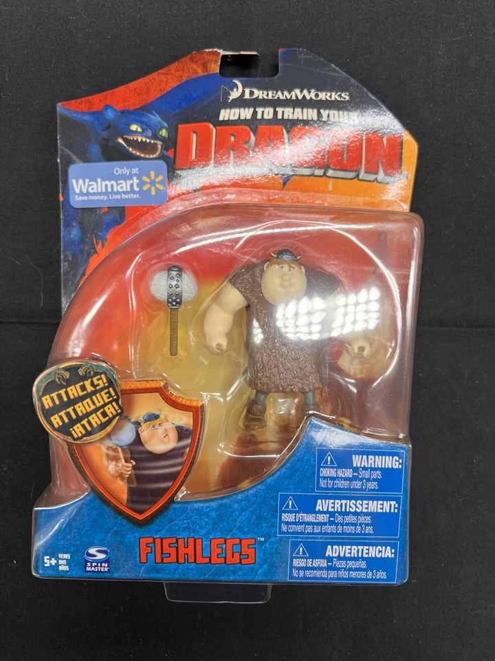 Figura de acción FishLegs con martillo - Cómo entrenar a tu dragón 2,75" - Nuevo en paquete - 2010 Foto 1 de 1