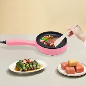 Sartén de cocina eléctrica de 6 pulgadas, sartén eléctrica antiadherente, mini sartén rosa - Imagen 1 de 17