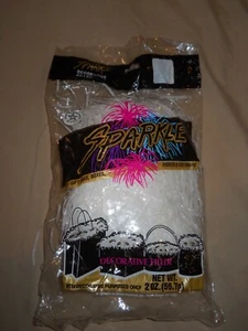 NIP ~ White decorative basket container filler by Sparkle ~ 2 oz. - Picture 1 of 3