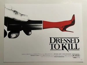Brandon Schaefer Dressed to Kill 24x18" Alternative Movie Poster Print Mondo BNG - Picture 1 of 9