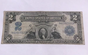 1899 $2 Large Size United States Silver Certificate - Picture 1 of 6