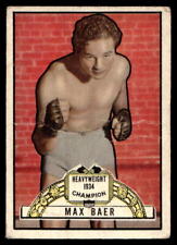 1951 Topps Ringside #11 Max Baer Heavyweight VG-VGEX crease NO RESERVE!