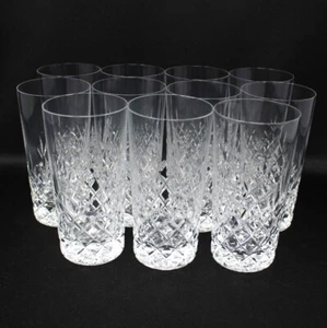 SET OF 11 LENOX CAPELLA HIGHBALL CRYSTAL TUMBLER MARKED LENOX 5 5/8" - Picture 1 of 7