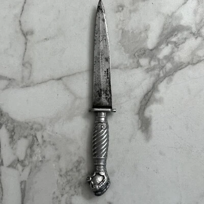 Cuchillo daga vintage con mango de garra y bola Korium PIC Japón  Foto 1 de 4