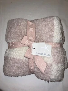Barefoot Dreams Stroller Blanket Checkered Chai-Cream Cozy Chic 30 x 40 - Picture 1 of 7