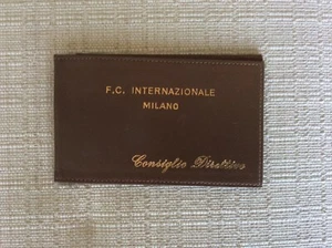 INTER FC. CALCIO ANNI '60 PORTA TESSERA UFFICIALE CONSIGLIO DIRETTIVO - Imagen 1 de 2