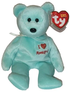 Ty Beanie Baby - MINNEAPOLIS the Bear (I Love Minneapolis Show exclusivo) MWMTs - Imagen 1 de 7