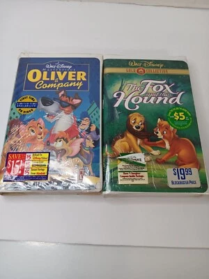 The Fox And The Hound & Oliver & Company VHS Movies - Image 1 of 4