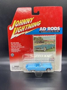Johnny Lightning 56 1956 Ford Thunderbird barre pubblicitarie auto da collezione dettagliate con RR - Foto 1 di 4