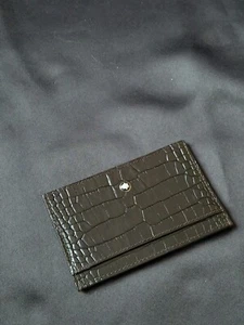 NEW - Montblanc Meisterstuck Men's Leather Wallet - Black (106653) AC315C - Picture 1 of 4