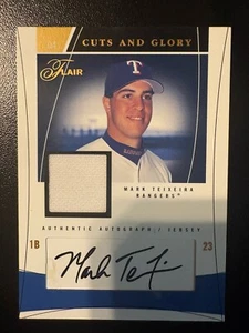 2004 Flair Cuts and Glory Copper /100 Mark Teixeira #CAG-MT Auto - Picture 1 of 2