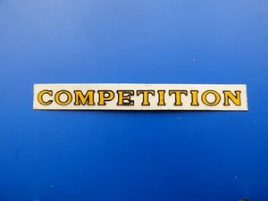 COMPETITION DECAL / STICKER - NOS - Picture 1 of 1