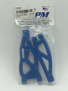 RPM 81485 Blue Front Upper/Lower A-Arm Arrma Kraton/Outcast/Talion (New) - Picture 1 of 2