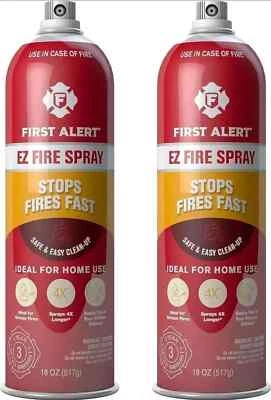 Spray extintor First Alert EZ 18 OZ cada uno (paquete de 2) caducidad 2029 envío gratuito Foto 1 de 4