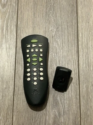 Original Microsoft Xbox DVD Remote & Receiver Dongle Tested & Works - Image 1 of 2
