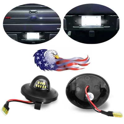 2Pcs For 1983-2011 Ford Ranger LED License Plate Lights Rear Assembly Lamps Foto 1 de 4