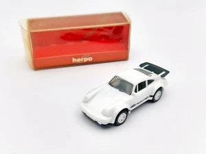 Herpa Porsche 930 Turbo 1:87 H0 Weiß Modellauto Sportwagen - Bild 1 von 12