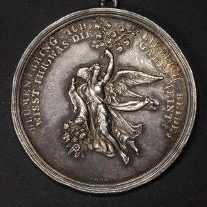 Medalla de la Paz sobre 1800 Estados Alemanes Plata Era Napoleónica Rara Muy Bonita - Imagen 1 de 2