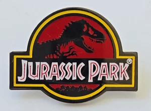 1998 VTG Universal Studios Islands Jurassic Park T-rex Logo Dinosaur Pin - Picture 1 of 3