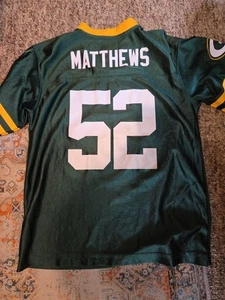 Green Bay Packers #52 Clay MATTHEWS Reebok Jugend XLARGE 14-16 Trikot  - Bild 1 von 4