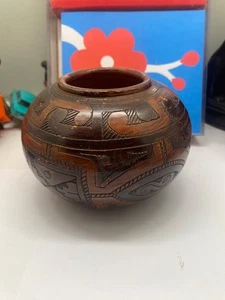 ALTE TERRAKOTTA MARIVALDO KERAMIK BRASILIEN - Bild 1 von 3