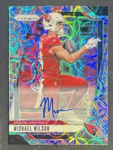 2024 Panini Prizm #3 Michael Wilson Auto Choice Silver Scope /100 CARDINALS SP - Picture 1 of 2