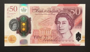 UK 50 POUNDS 2020(2021) UNC P-397a SIGN S. JOHN POLYMER NEW Collectible banknote - Picture 1 of 2