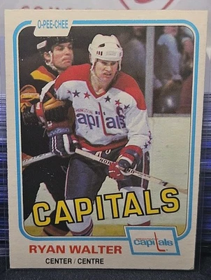 81-82 O-Pee-Chee Ryan Walter 🚨🚨🚨 Washington Capitals  - Image 1 of 2
