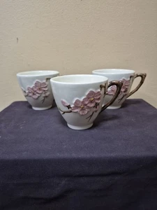 Metlox - Poppytrail - Peach Blossom - 3 tazze da tè senza piattini - Foto 1 di 9