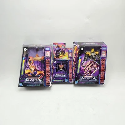 Transformers Legacy Lot Of 3 Sandstorm Nightprowler Iguanus NIB - Image 1 of 2