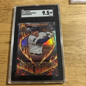 Bowman Chrome Jasson Dominguez Rising Infernos 2024 SGC 9,5 - Imagen 1 de 2
