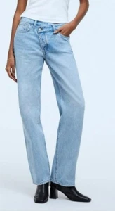 Jeans donna Madewell bassi dritti n.655 jeans blu siviglia, taglia 26 NUOVI - Foto 1 di 8