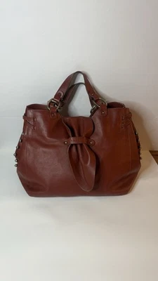 Bolso de hombro Lamarthe Chic de cuero marrón Foto 1 de 4