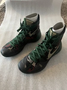 Nike ID Hyperdunk 2015 Premium Camo Cargo Gold Shoes 818015-991 Men's Size12 - Picture 1 of 8