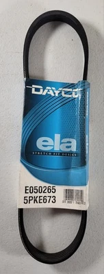 Dayco E050265 Serpentine Cinturón Aire Acondicionado 04-10 Mazda 3 5 Ela Ajuste Elástico Foto 1 de 4